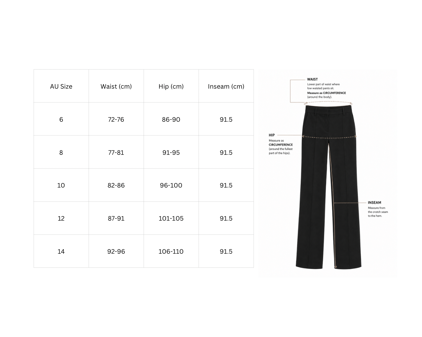 The Low-waisted Trouser - 36” Inseam